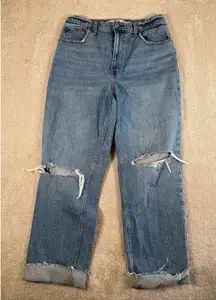 abercrombie 90s straight ultra high rise 30/10s curve love