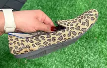 Rothys Loafer Women’s Leopard Print Slip-On Shoes Size 6