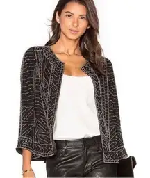 Velvet by Graham & Spencer | NWT Magali Beaded Embellished Blazer Jacket Sz L