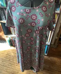 Lularoe southwest travelcore M high low Carly dress