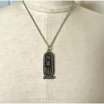 Egyptian cartouche pendant necklace