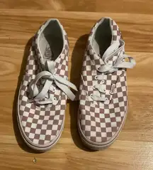 Van‎ pink checkered trainers