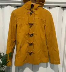 Merona Women's Golden Yellow Toggle Pea Coat