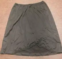 Vintage Sears “The Doesn’t Slip” Black Half Slip Skirt Retro Pinup Boudoir 50's