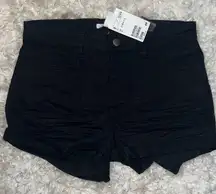 Nwt black jean shorts