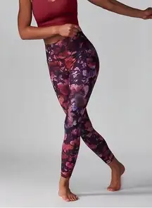 Athleta Legging (S) & Tank (M) Dappled Bloom Multi Floral Set - Valentine’s Day