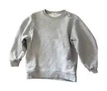 AGOLDE Classic Crewneck Sweatshirt Small Gray Minimalist Cozy Essential Pullover