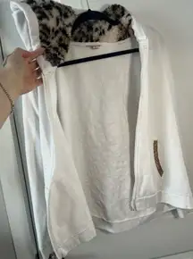 Vintage Y2K Juicy Couture Rose Gold Sequined Cheetah Print Rare Jacket Size XL