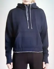 Athleta Ascend Hoodie Sweatshirt In Navy Womens Small Activewear