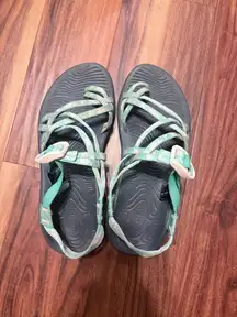 Chaco Strappy Adjustable Sandals Women’s 9 Teal