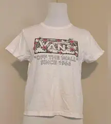 Girls  T-Shirt Off The Wall Size M White 1966