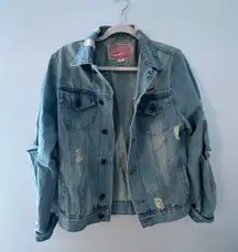 Distressed Jean Jacket 