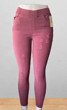 Distressed Leggings jeggings jean style