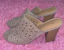 American eagle laser cut heels