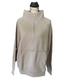 Danskin Mock Neck Mixed Rib Half Zip Pullover Jacket Size 2X