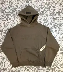 Fear Of God Essentials Wood Hoodie - Size Medium