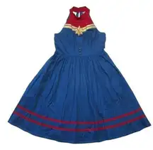 Disney NWT  Parks Her Universe x The Dress Shop Captain Marvel in Blue Dress XL