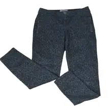 WIT & wisdom gray leopard jeans size 6