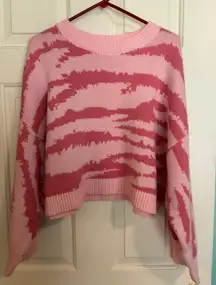 Day and Moon Pink Sweater