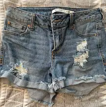Ripped Jean Shorts