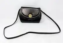 [Vintage] Frenchy of California Silver Metallic Turn Lock Retro Crossbody Bag