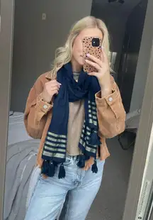 navy blue scarf 