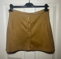 Suede Skirt