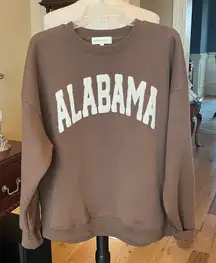Incredibly Comfy Brown Alabama Sweatshirt Worn Twice