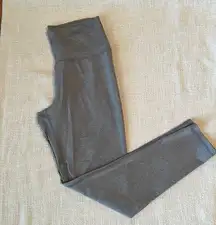ECHT gray high waist leggings with scrunch detail in the back.