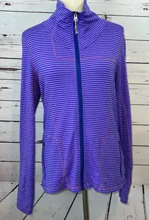 Lole Essential cardigan sweater LARGE Full Zip jacket sweatshirt‎ UPF 50 Nylon