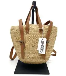 NWT XIX Palms Beachly The Shore Break Jute Insulated Picnic Cooler Backpack NEW