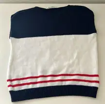 Vintage Indian Harbour sweater sailboat coastal top