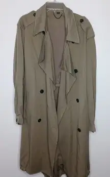 All Saints olive green coat size large