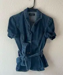 Seven7 jeans denim top Medium