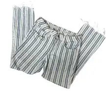 ANTHROPOLOGIE Pilcro High Rise Bootcut Striped Denim Jean Jeans Size 25