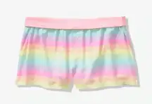 COPY - NWT VS Pink Rainbow Stripe Flannel Boxer S…