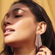 Stella & Dot blush Addie Statement earrings NWOT ($89)