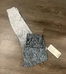 NWT Lululemon Athletica Wunder Under Hi-Rise Dazzle Alpine Leggings 10