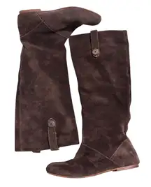 UGG Australia Women’s 1948 Highkoo Slouchy Boots Brown Suede Leather 7