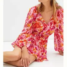 Anthropologie  MISA Los Angeles Clementine Ruffled Floral Dress