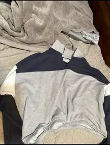 Half Zip Up Sweatshirt