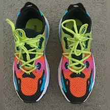 Fila Colorful Neon Lace Up Gym Shoes