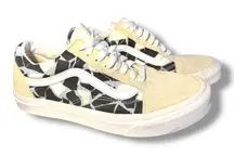 Vans Women’s Old Skool Chalkboard Mosaic Beige Skateboard Lace Up Shoes Size 8.5