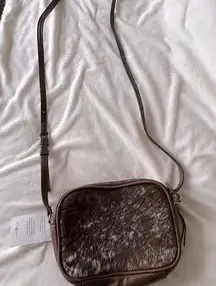 Mark and Graham Pony Hair Crossbody Bag