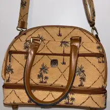Chic Pegasus Tan Palm Tree Women's Travel Bag