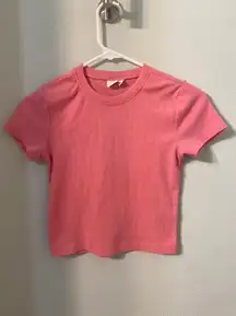 Pink Crop Top