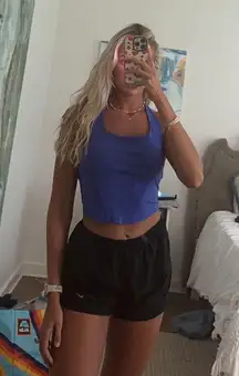 Blue Workout Top