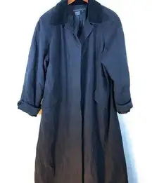 Anne Klein Black Trench Coat