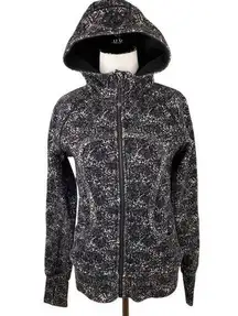 Lululemon  Black Rocky Road Sand Dune Scuba II Zip-Up Hoodie Size 6