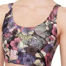 Nike Dri-Fit Retro Floral Sports Bra Sz Small